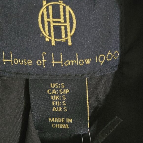 House Of Harlow 1960 NWT Blank Double Breasted Gold Button Blazer Size S - Picture 7 of 8